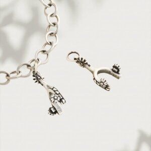 James Avery Hearts and Flowers Spur Charm